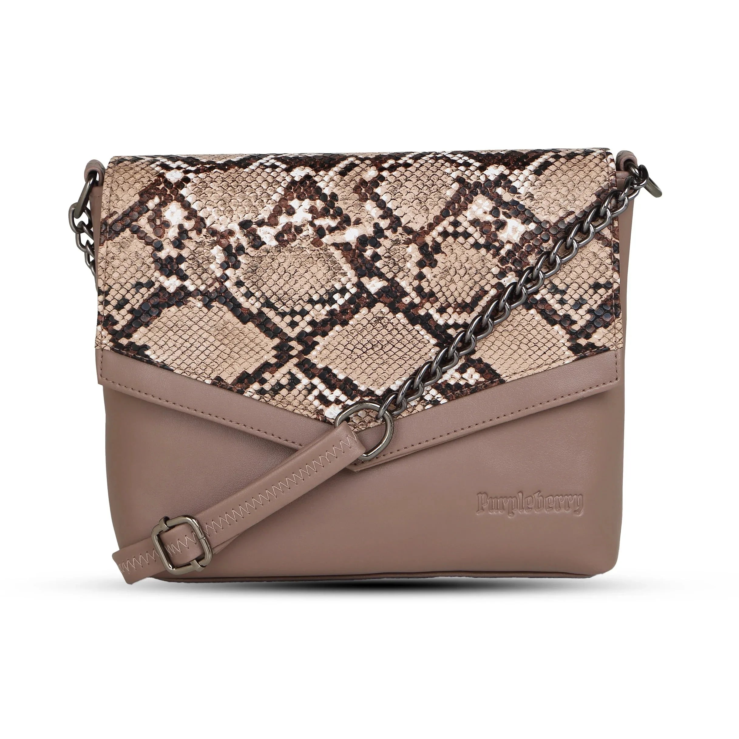 Raffia Snake Printed Luxury Handbag