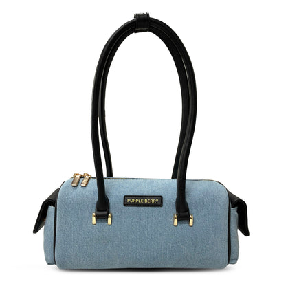 Serene Denim Shoulder bag - Light Blue