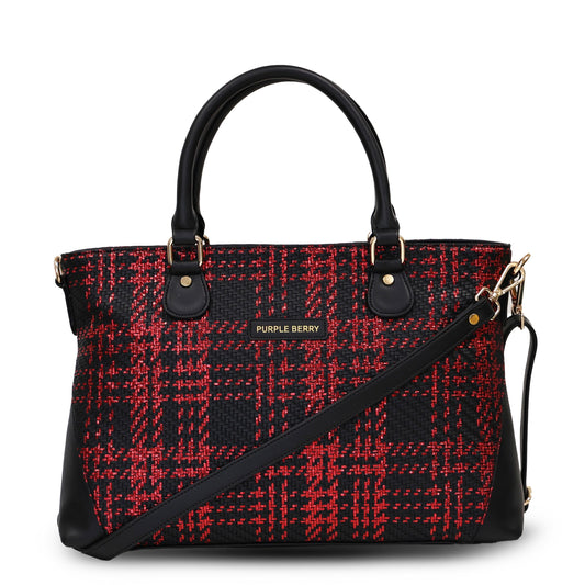 Vienna Tweed handbag - Black