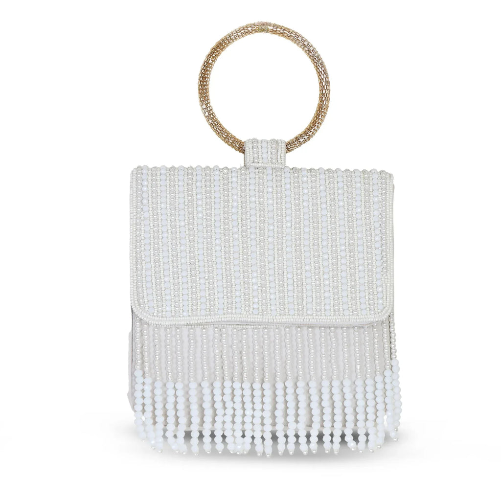 Novia Embroidered Clutch