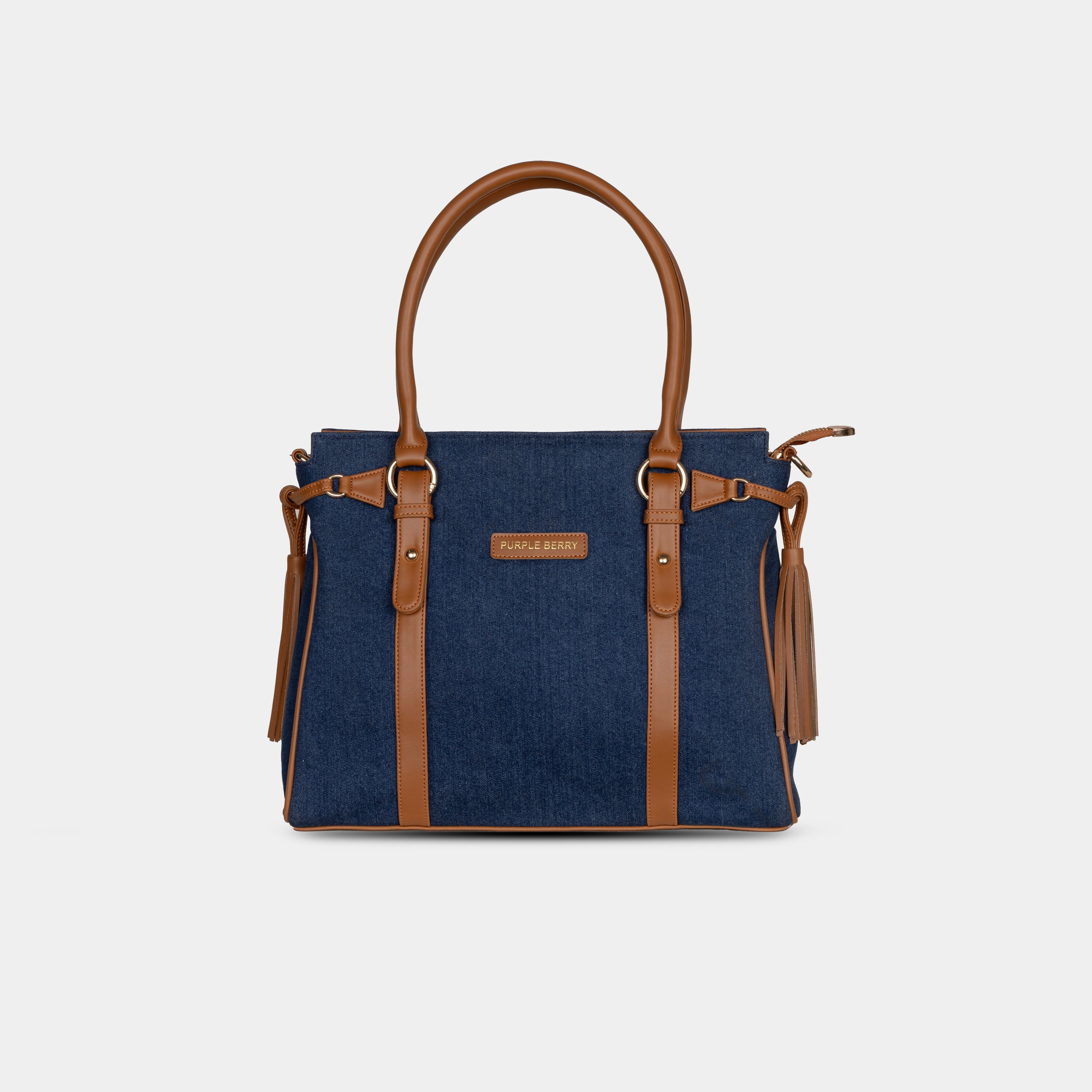 Tassel Denim Handbag