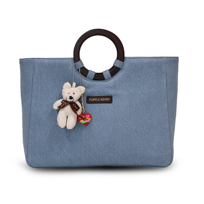 Dima iconic tote bag - light blue