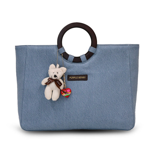 Dima iconic tote bag - light blue