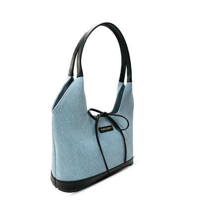 Emmy Denim shoulder bag - Light Blue