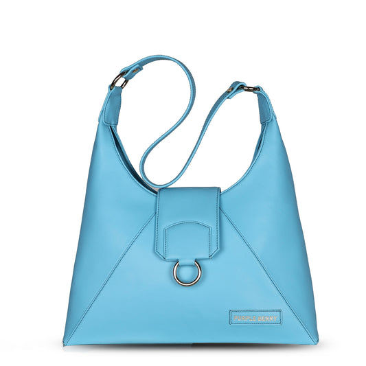 Zian Structured Shoulder bag - Sky Blue