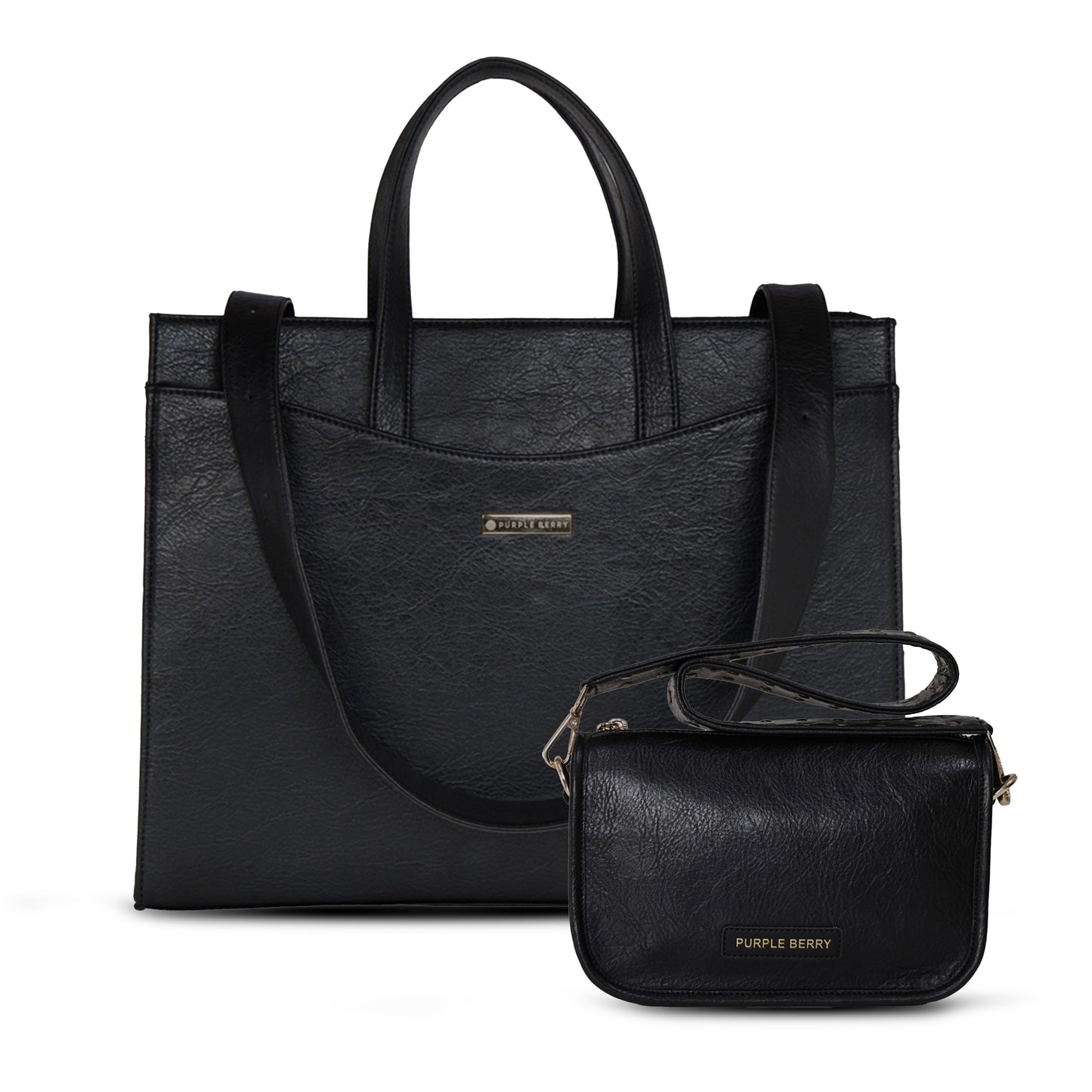 Anie premium office Tote - black + Free Nia shoulder bag