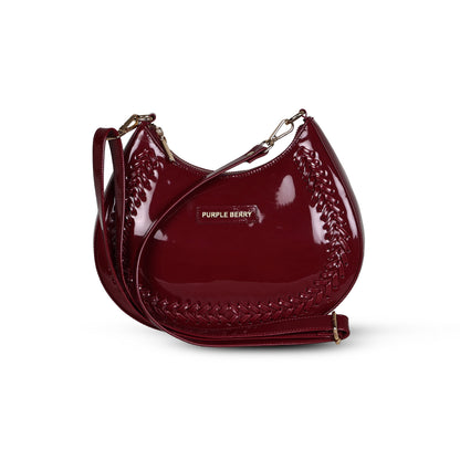 Saul Saddle bag | Shoulder bag - Cherry