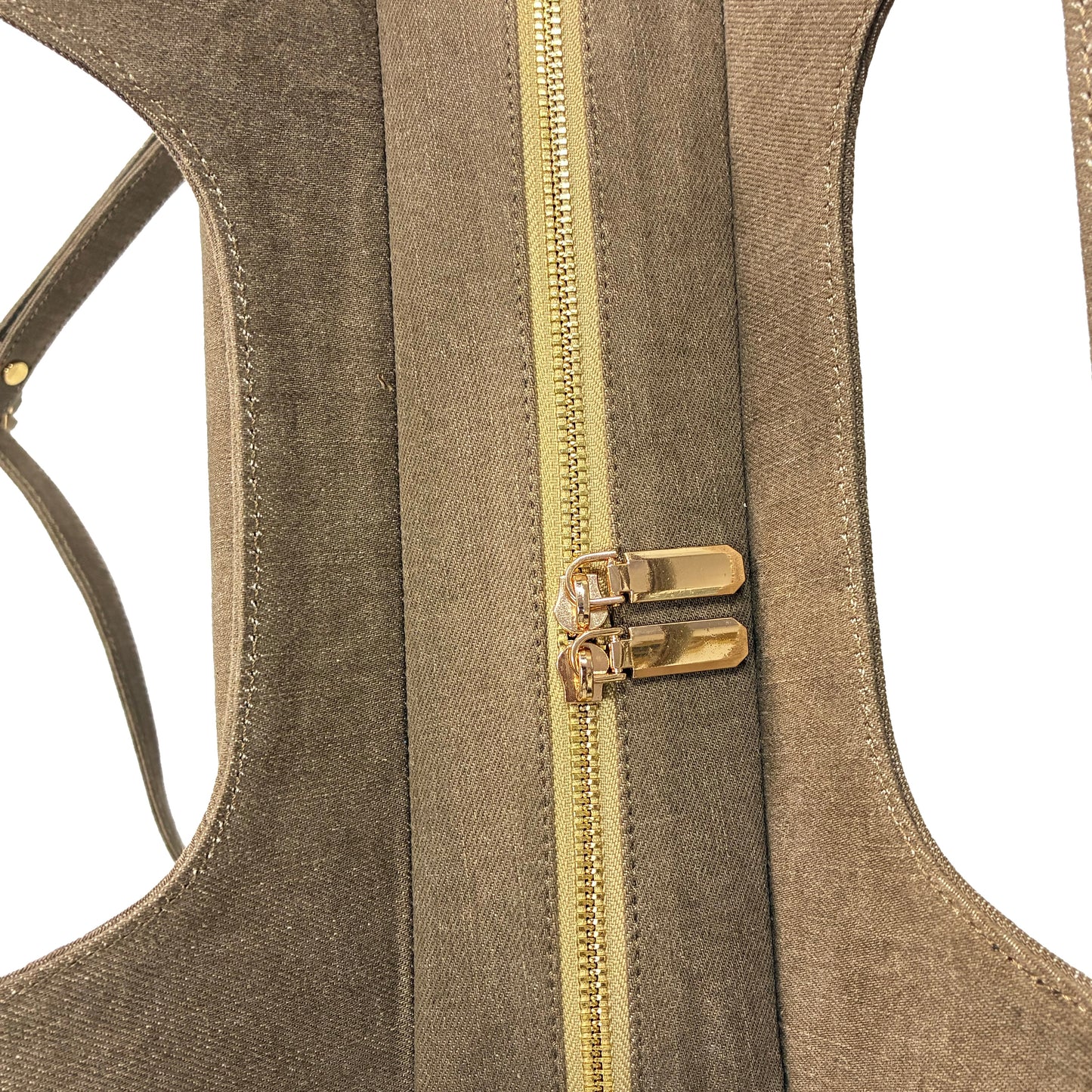 Hera Structured Handbag - Mocha Mousse