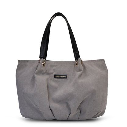 Noura Slouchy Tote - Grey