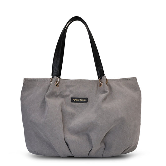 Noura Slouchy Tote - Grey