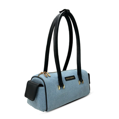 Serene Denim Shoulder bag - Light Blue