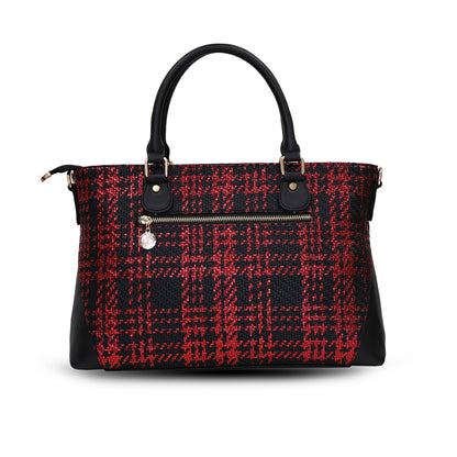 Vienna Tweed handbag - Black