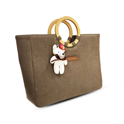 Dima iconic tote bag - Mocha Mousse