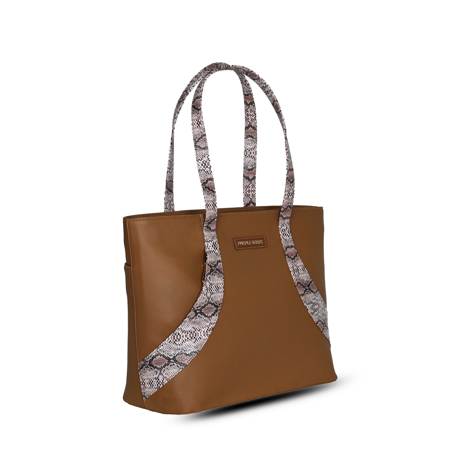 Mirum Structured Handbag- Mocha Mousse