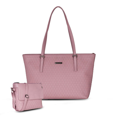 Iris tote Bag Light Pink + Free Oliver sling bag