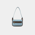 Luxe Denim Shoulder Bag