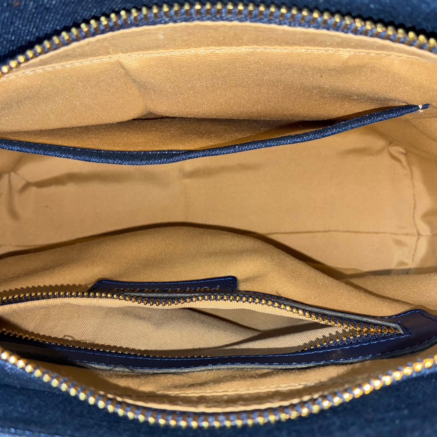 Luxe Denim shoulder bag - Dark Blue