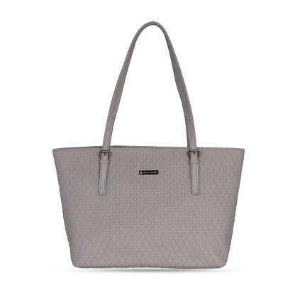 Iris tote bag Grey
