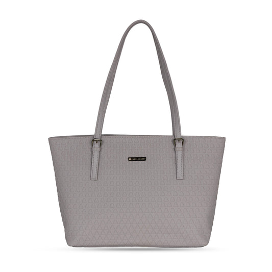 Iris tote bag Grey