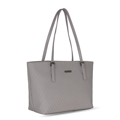 Iris tote bag Grey