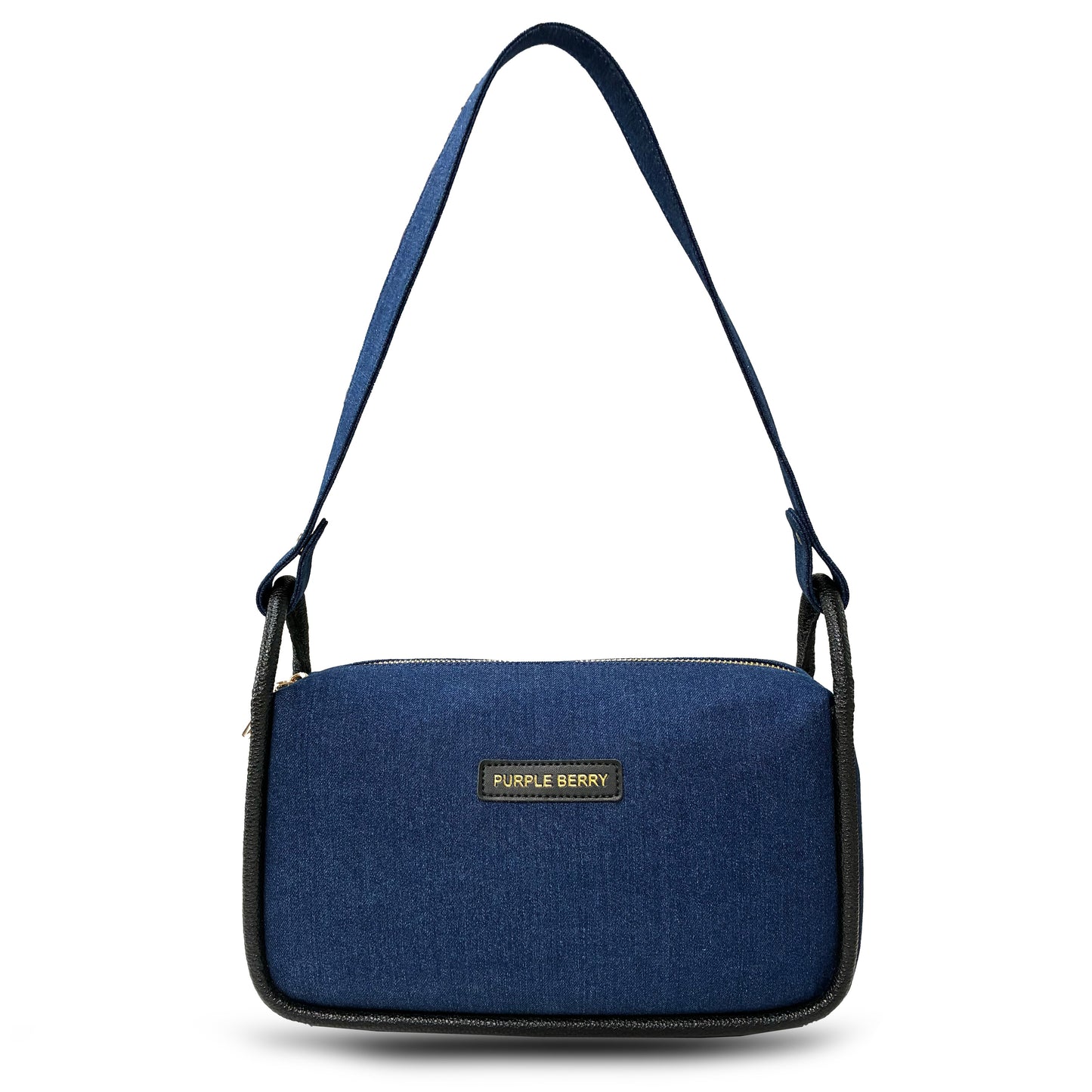 Luxe Denim shoulder bag - Dark Blue