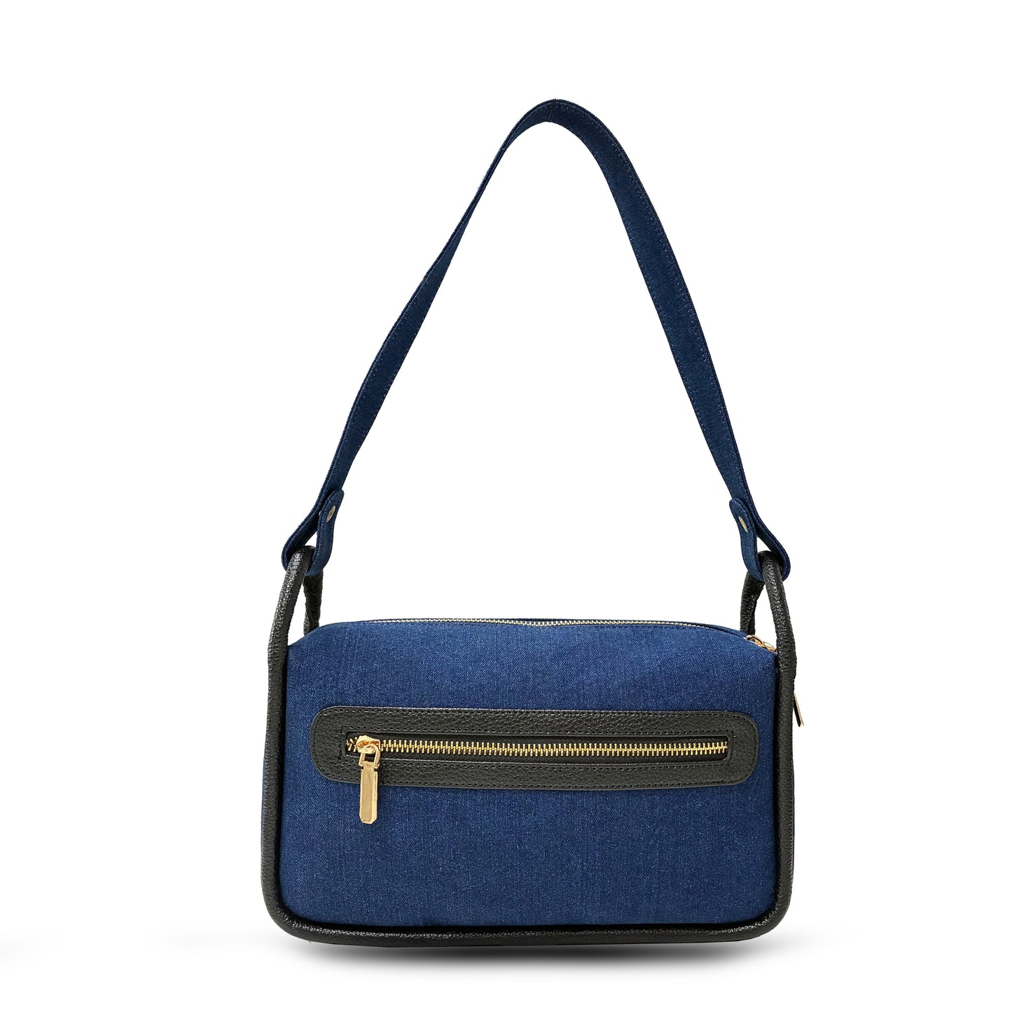 Luxe Denim shoulder bag - Dark Blue