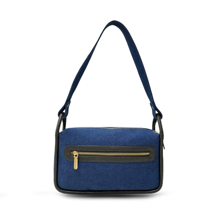 Luxe Denim shoulder bag - Dark Blue