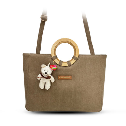 Dima iconic tote bag - Mocha Mousse