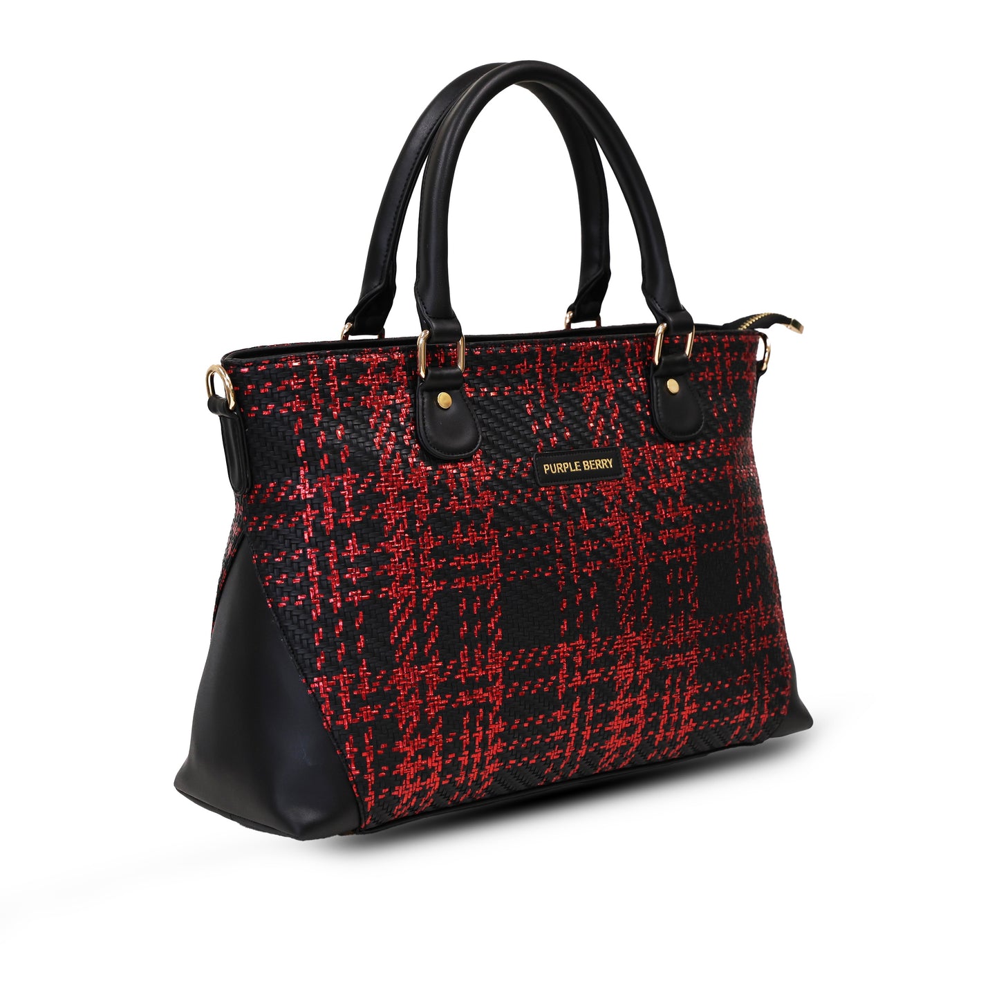 Vienna Tweed handbag - Black