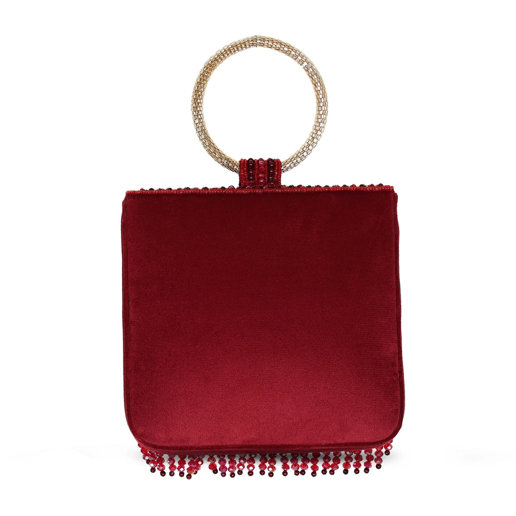 Novia Embroidered Clutch