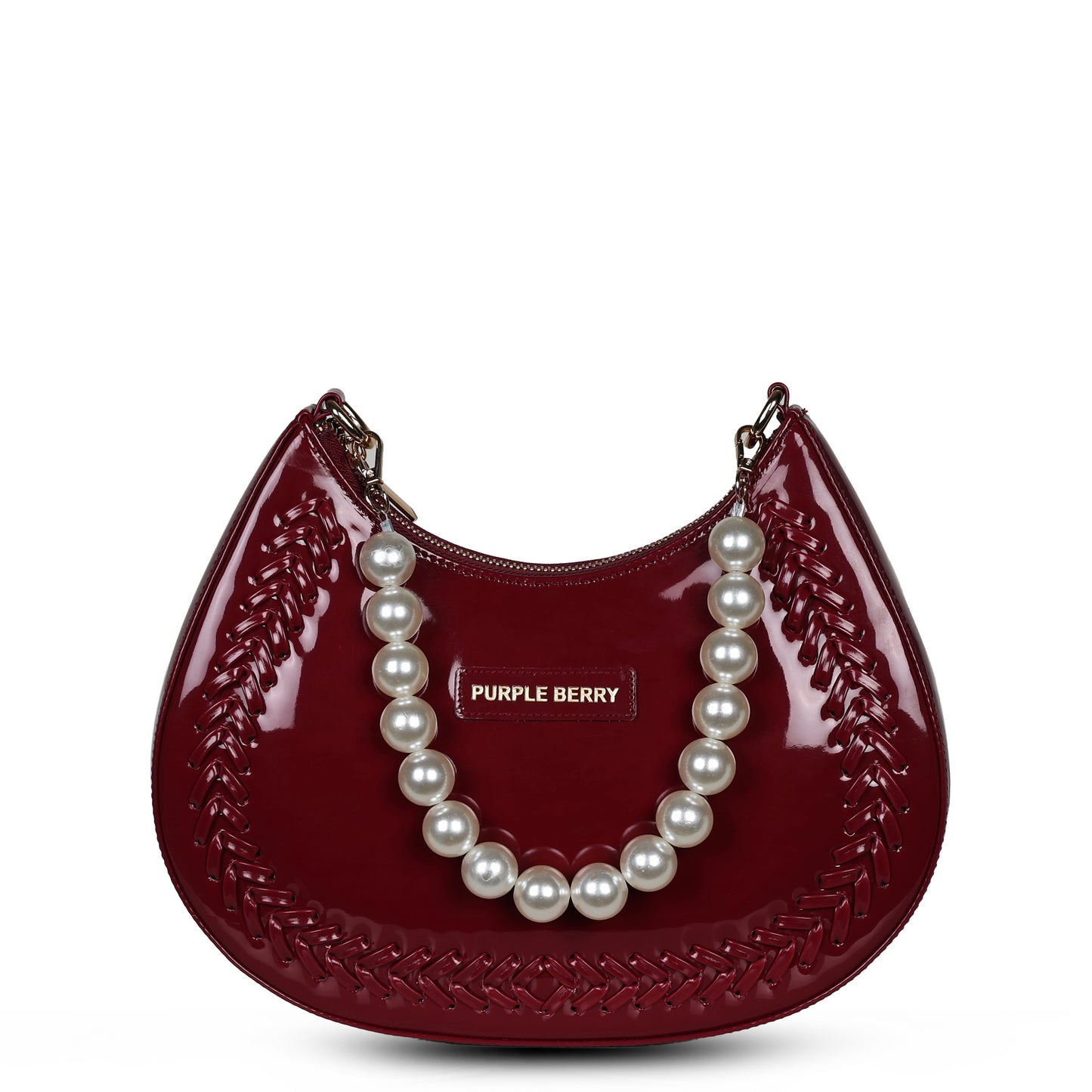 Saul Saddle bag | Shoulder bag - Cherry