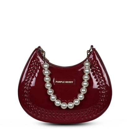Saul Saddle bag | Shoulder bag - Cherry