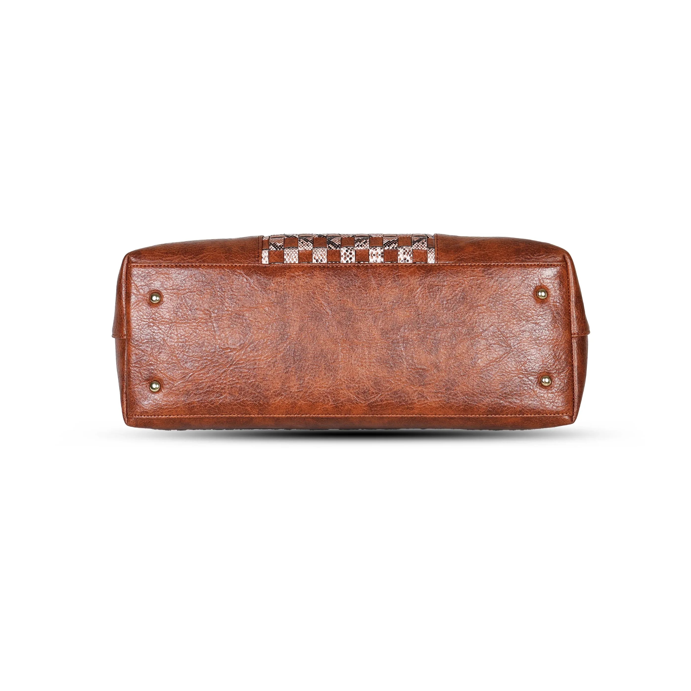 Grid Pattern Luxury Handbag