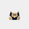 Athena Denim shoulder bag Beige & Indigo
