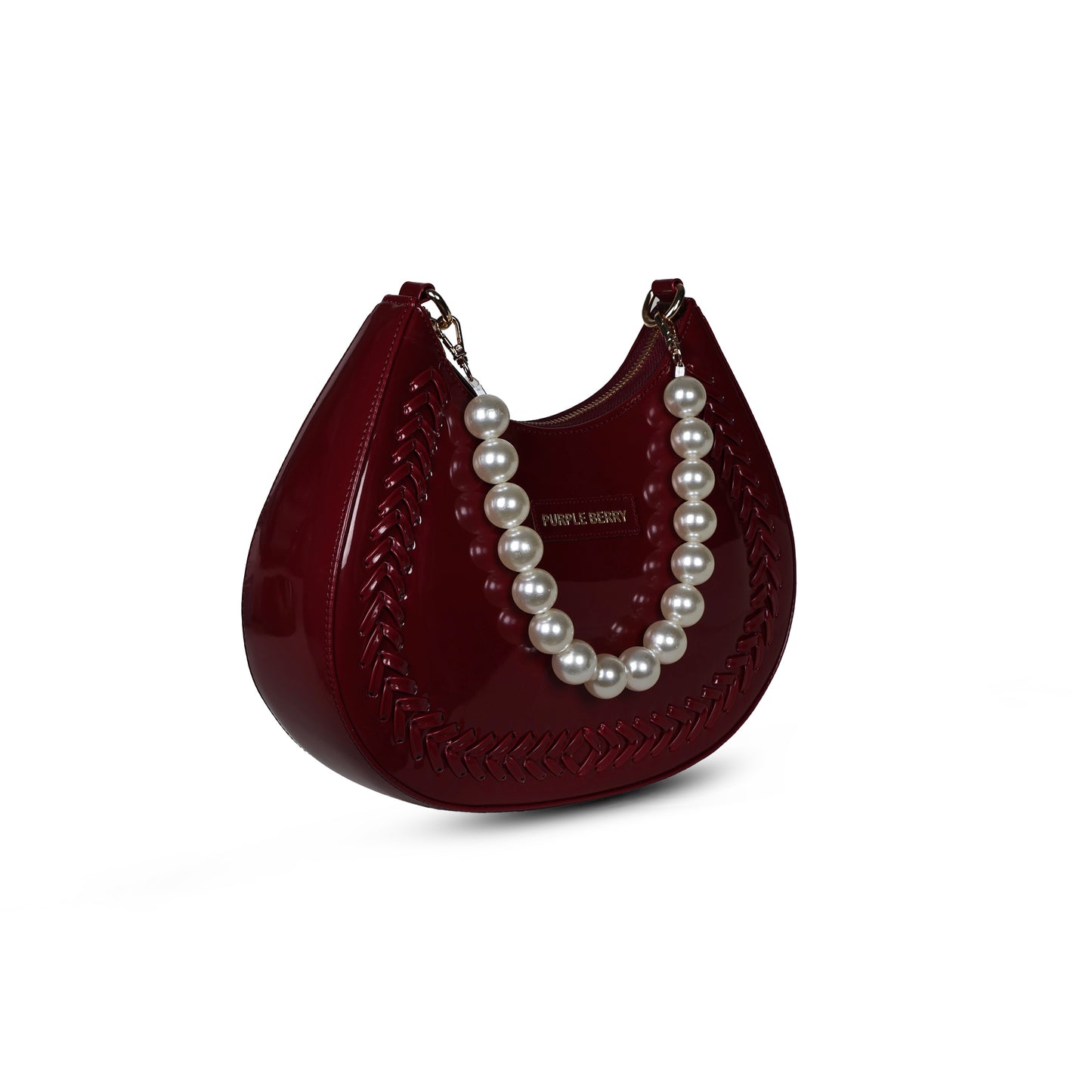 Saul Saddle bag | Shoulder bag - Cherry