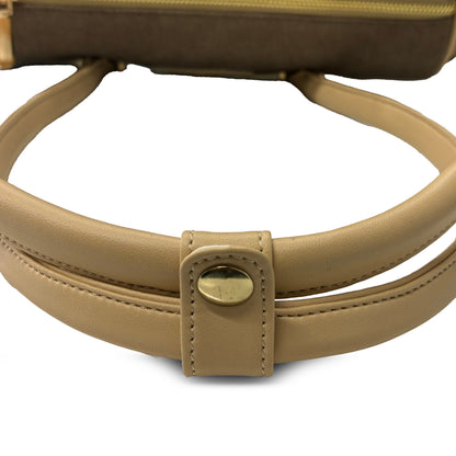 Serene Denim Shoulder bag - Mocha mousse