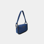 Luxe Denim Shoulder Bag