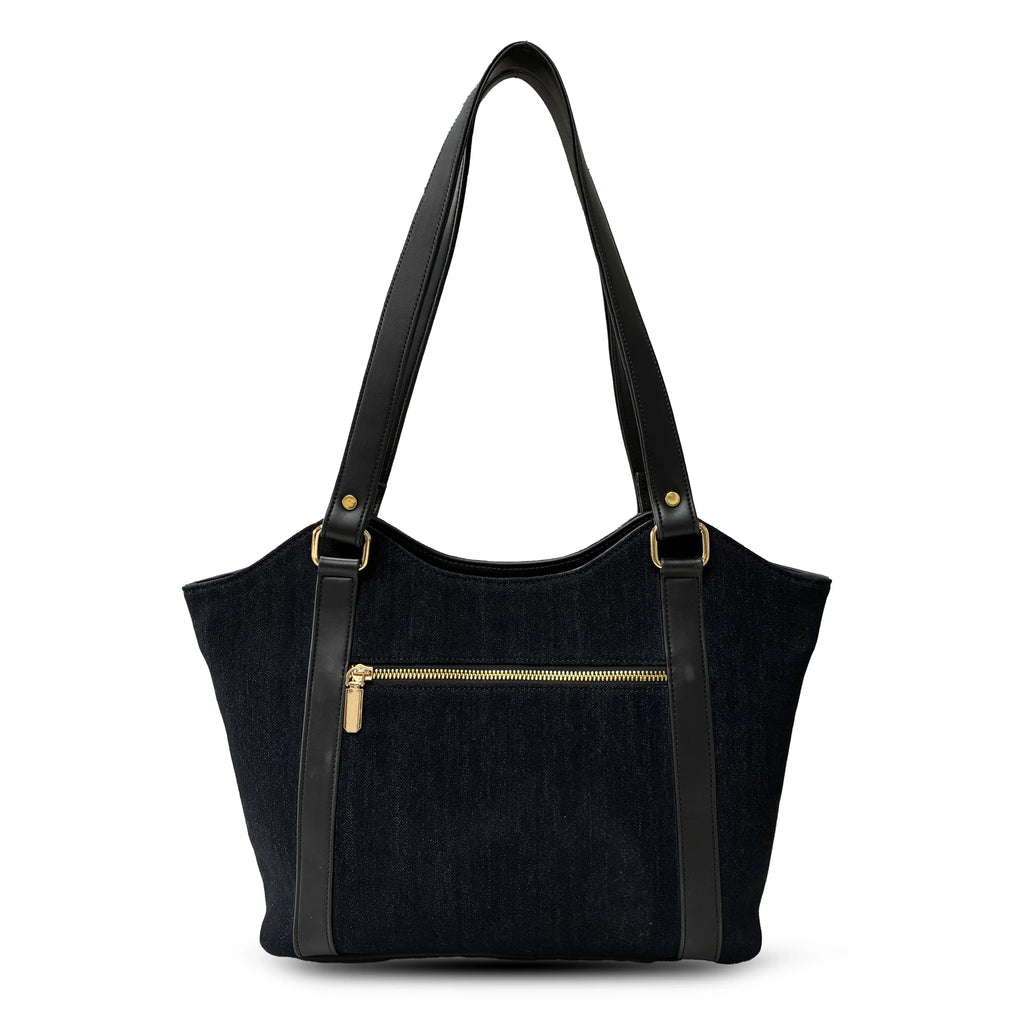 Regal iconic denim handbag