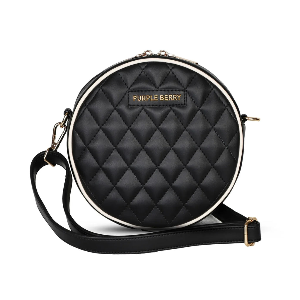 Round Diamond Pattern Sling bag | Crossbody Bag