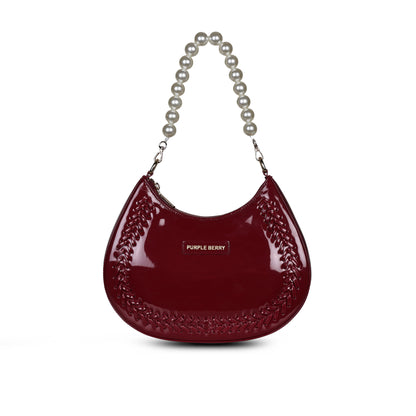 Saul Saddle bag | Shoulder bag - Cherry