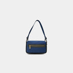 Luxe Denim Shoulder Bag
