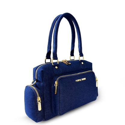 Frida Denim Sling Bag | Handbag - Blue
