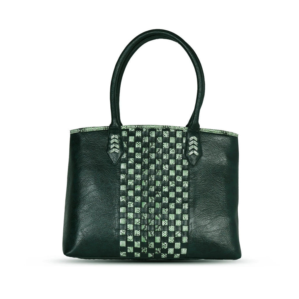 Grid Pattern Luxury Handbag