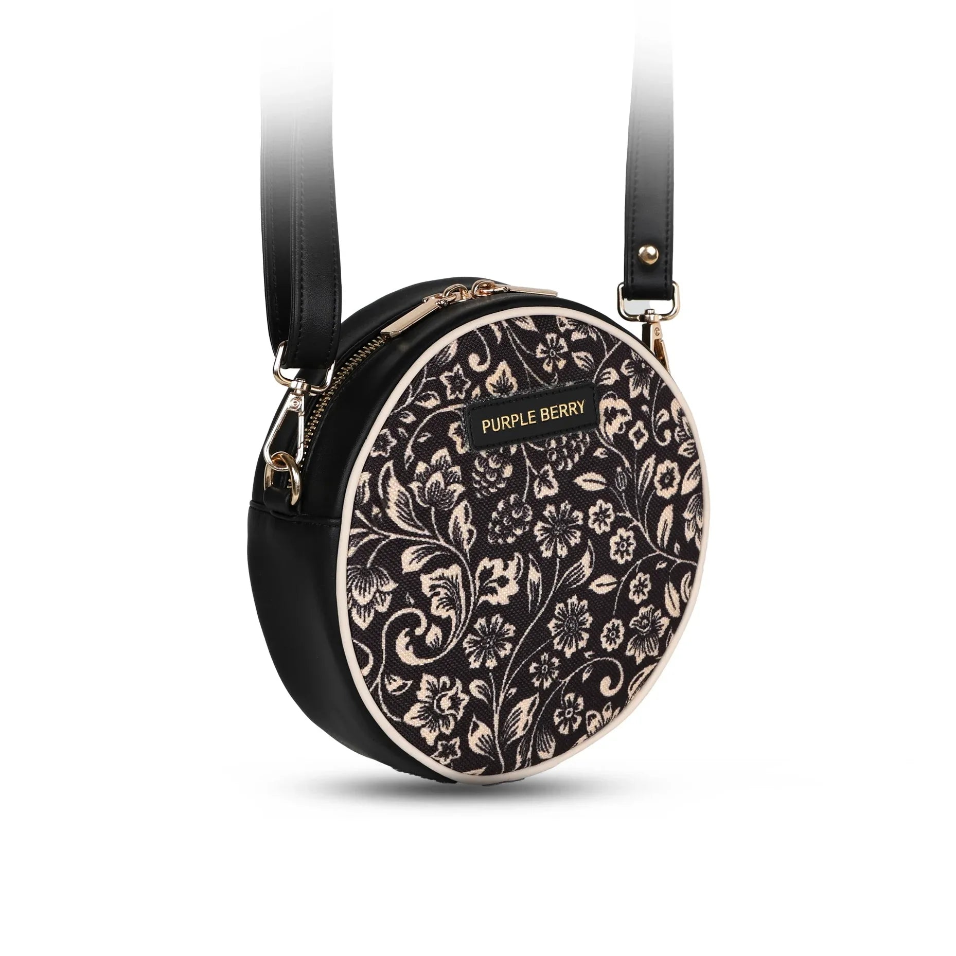 Round Canvas Sling bag | Crossbody Bag
