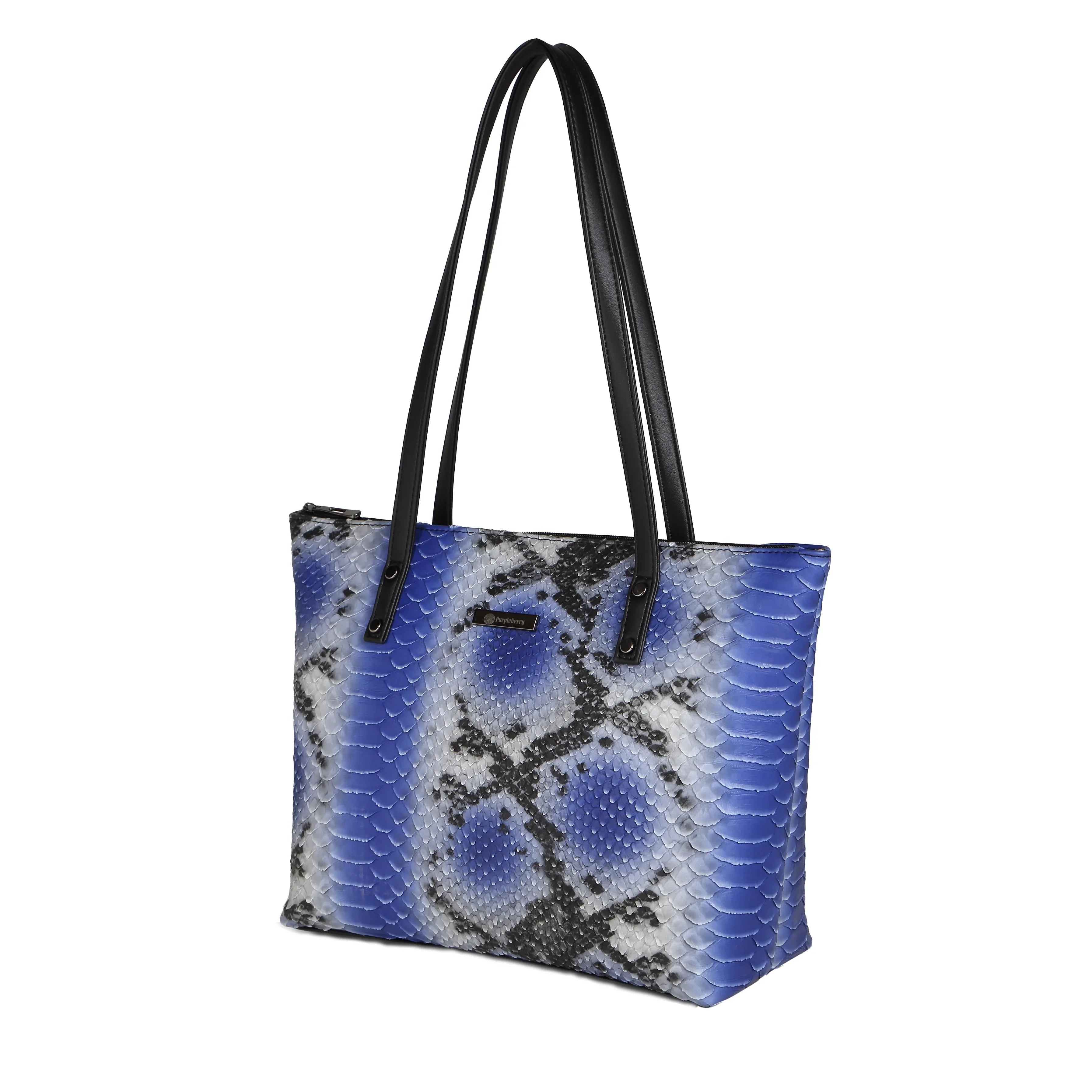 Raffia Snake Printed Luxury Handbag