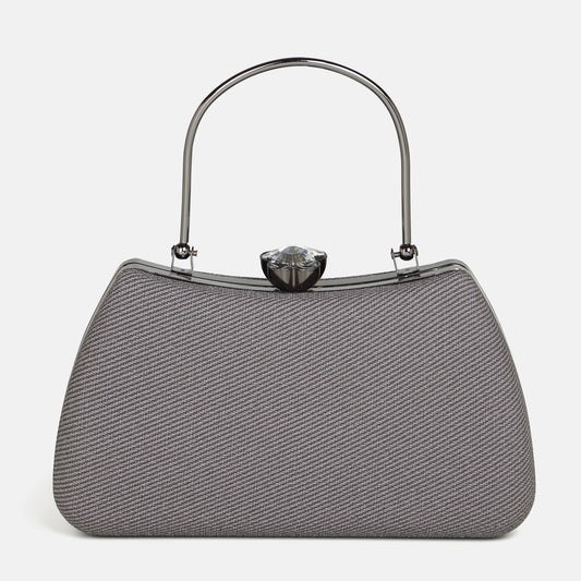 Bella Lava Grey Clutch