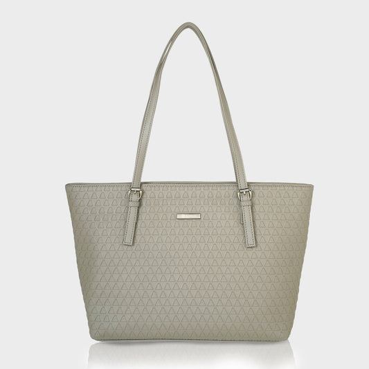 Iris Tote Bag Mushroom Grey