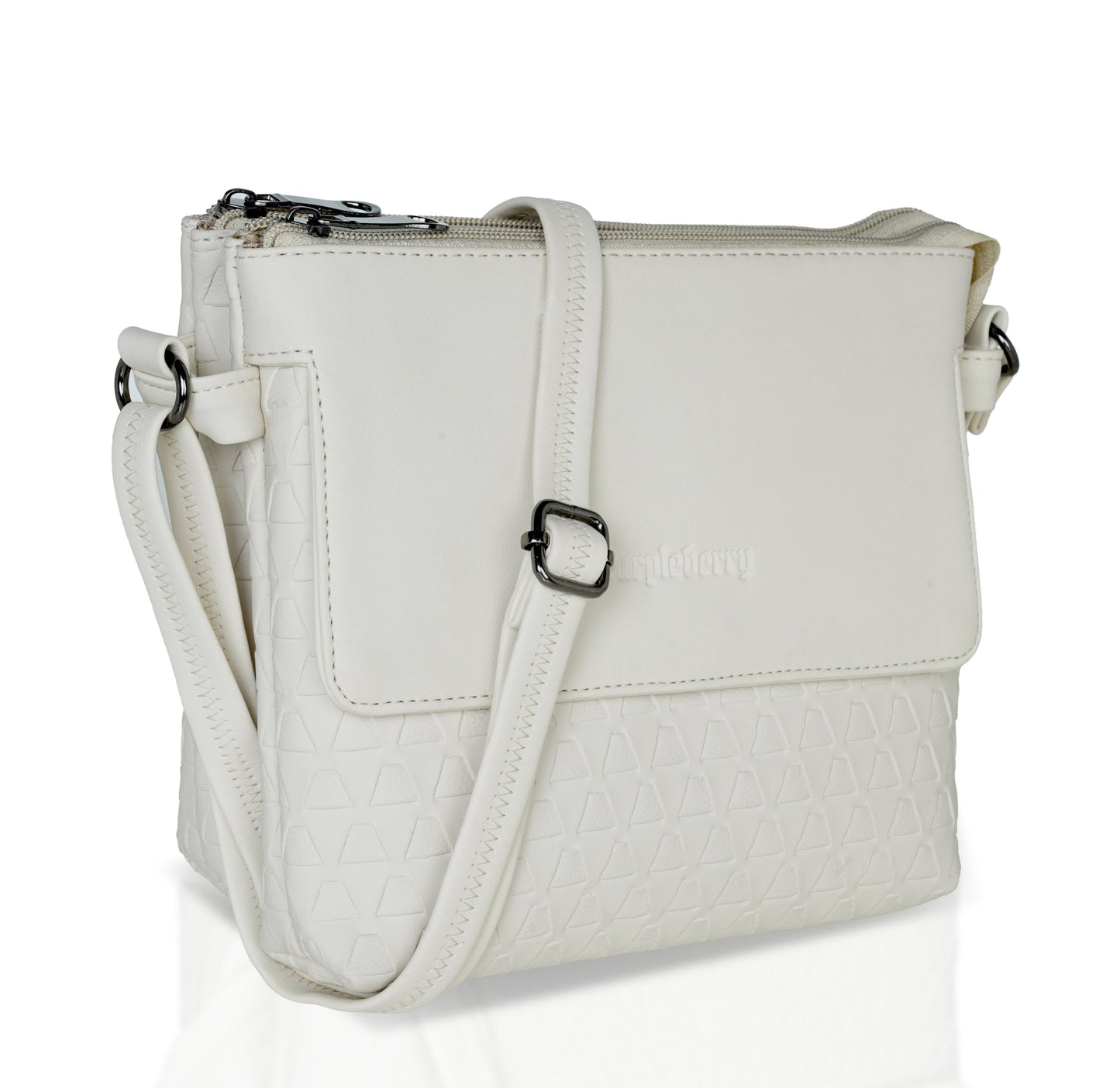 Oliver Sling Bag Pearl White