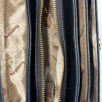 Ariana Cross Stitch Sling Bag -  Jet Black