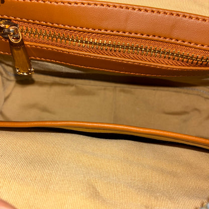 Elara Denim Luxe Sling Bag.